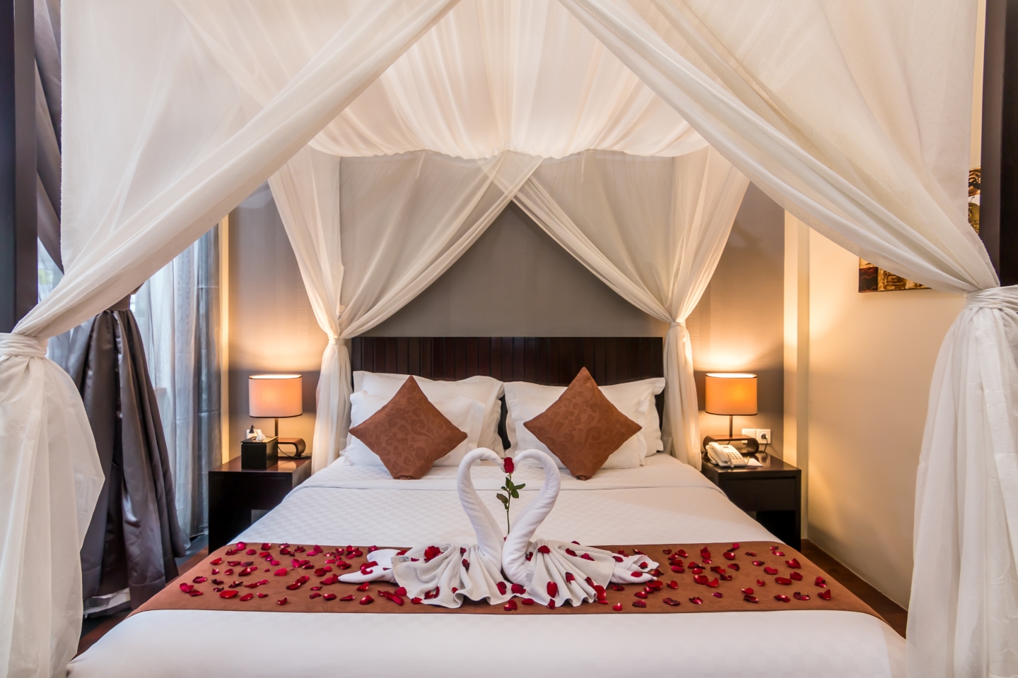 king bed